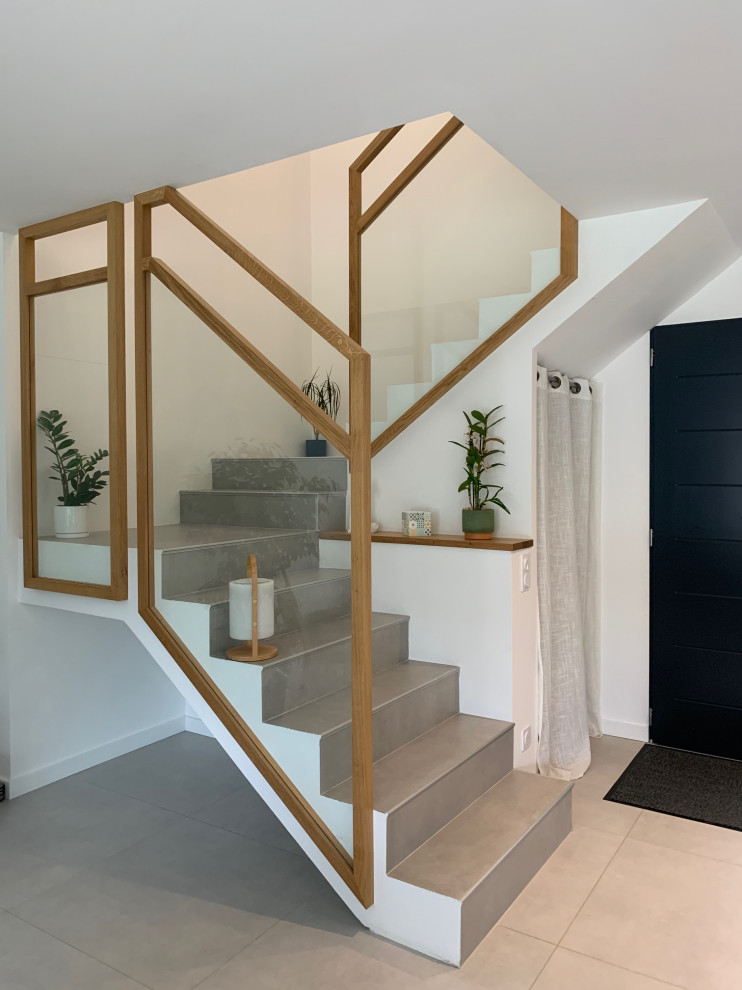 Garde-corps escalier verrière sur mesure